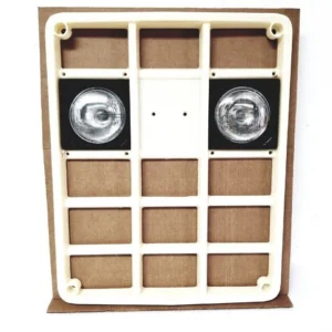 MAHINDRA TRACTOR FRONT GRILL WITH 2 HEAD LAMPS OEM PART # 001231257R2